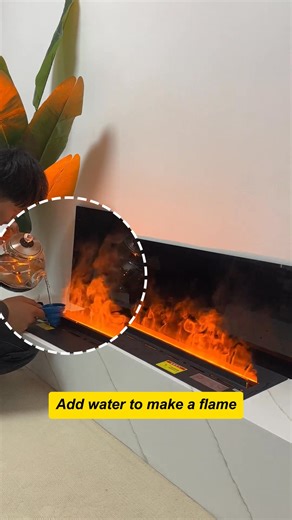 Simulated flame fireplace ambient lighting#lamp #light #led #lightingdecor #homedecor #homedecoration #interiordesign #homeowners #interiordesigner #madeinchina #art #christmas | Alead Home Intelligent