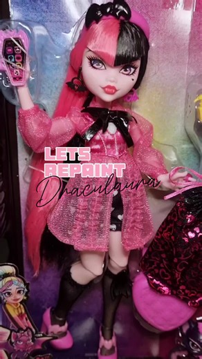 Custom Draculaura Doll Repaint Tutorial