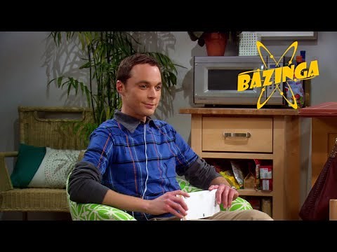 Sheldon finds his seat at Penny's apartment - The Big Bang Theory