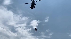 14K views · 71 reactions | #OKGuard aviation Soldiers practice crisis evacuations. As members of OK TASK FORCE 1, a task force of Oklahoma first responder agencies, they are trained and ready for a variety of disaster situation. #90TC Inside aircraft a Brandon Files, Brandon Summit, Nathan Honeycutt-l Rescuer on cable- Brad Smith Rescue-Ryan Hill | Oklahoma National Guard | Facebook