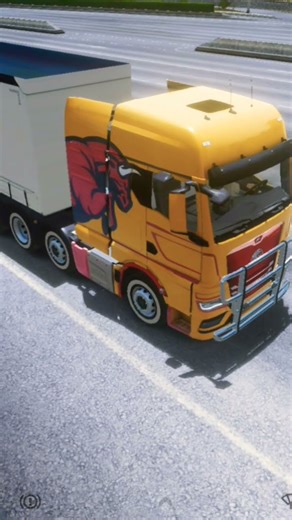 🤯 Double trailer toe3 #shortvideo #eurotrucksimulator2