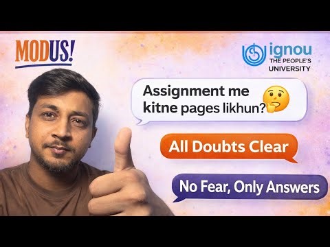How Many Pages Are Enough for IGNOU Assignments? | All Doubts Clear #ignou