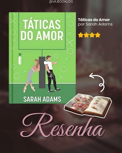 ✨Resenha 📖 Táticas do Amor - Sarah Adams #booktube #booktok #booktubetbr #livros