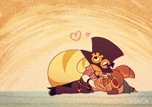 Timekeeper Cookie x Croissant Cookie Animation Parody