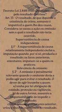 Quem responde pelo resultado do crime? Entenda em 30 segundos (Art. 13 Código Penal)