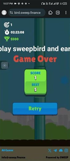 play @sweepglobal to earn passive income. #playsweep