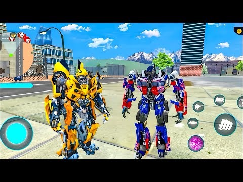 The Transformers Optimums Prime Bumblebee and Jet Bike Car Transformation Robot - Android Gameplay