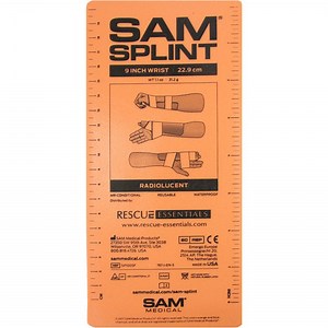 SAM® Splint - 9" (Orange/Blue, Charcoal Gray)