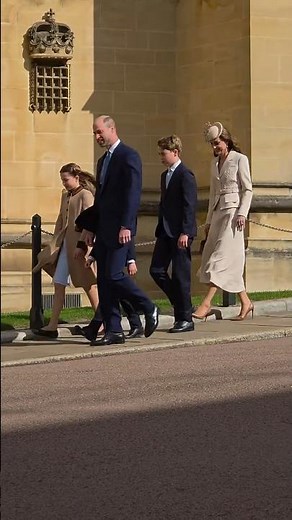 Prince William & Princess Catherine at Windsor Castle | Royal Appearance