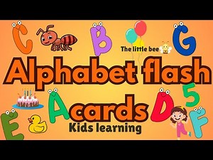 English Alphabet Flash Card for Helping Kids improve their Vocabulary | Children Educational Video