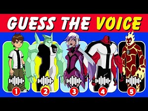 Ben 10 Voice Quiz | Guess the Characters by Their Voices