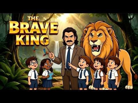The brave lion | வீர சிங்கம் | By Karthik suyam | Ubuntu ai studio | HD Creations