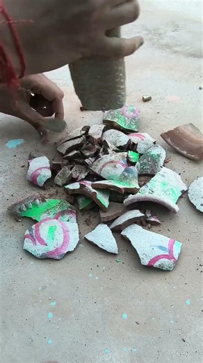 Clay matki crushing ASMR | #claycrushing #satisfying #oddlysatisfying