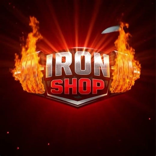 IRON SHOP Logo Animation Epic Gym Brand Intro Fitness Logo Reveal 💪🔥