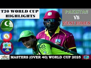 T20 Highlights | Pakistan vs Windies | IMC Senior (Over 40) T 20 World Cup 2025