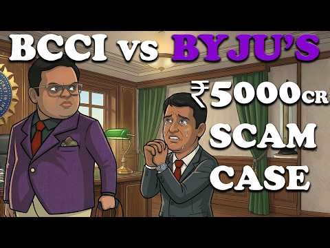 Byju's End: Fight with BCCI, 5,000cr Scam Charges & Bankruptcy