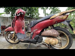 Restoration Honda SH 150i Italia Antique 2006 - Restore SH motorcycle automatic old Scrap part 1