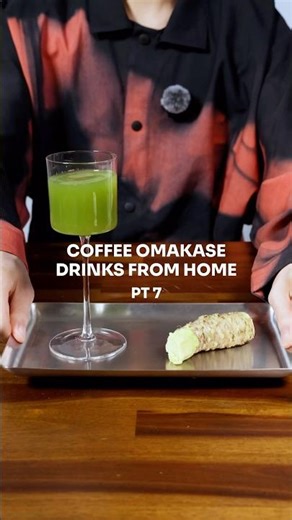 This is real wasabi. And we’re adding it to our coffee