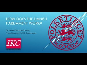 The Danish Parliament Folketinget IKC København Copenhagen