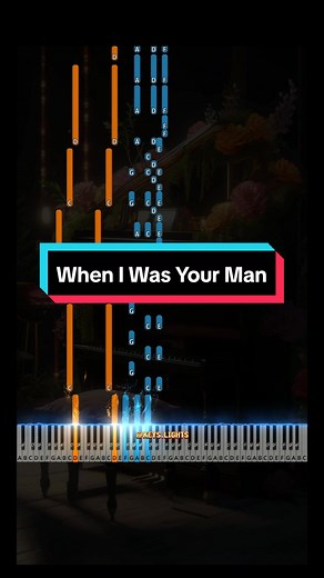 🔴 When I Was Your Man - Bruno Mars (Intermediate Piano Tutorial) #piano #pianotutorial #easypiano #easypianotutorial #wheniwasyourman #brunomars