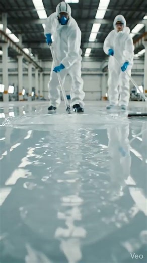 WATCH THIS Liquid Glass Floor Magic 😍