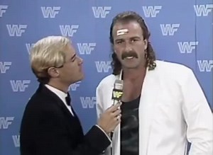 On September 7, 1986 the debut episode of WWF Wrestling Challenge aired from the Hartford Civic Center in Hartford, Connecticut and was hosted by Gorilla Monsoon, “Big Cat” Ernie Ladd and “Luscious” Johnny Valiant. Wrestling Challenge was the replacement show for WWF All-Star Wrestling. The premiere episode also featured the debut of “The Snake Pit” with Jake “The Snake” Roberts and his guests, The Wizard and Kamala along with his masked "handler" Kim Chee (usually portrayed by Steve Lombardi). 