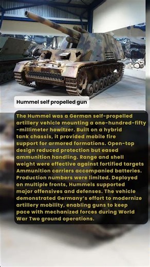 German Hummel Artillery