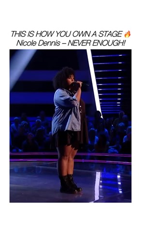 Daily Musical Content on Instagram: "When passion meets pure talent, moments like this are born ✨🎤 Nicole Dennis stepped onto The Voice UK stage and delivered one of the most stunning versions of “Never Enough” ever performed. Her control, power, and emotion turned the entire audition into a cinematic moment. From the very first note, it was clear — this voice was meant for greatness. A performance you can feel in your chest and remember for a long time. ❤️🔥 🎤 Nicole Dennis — “Never Enough” �