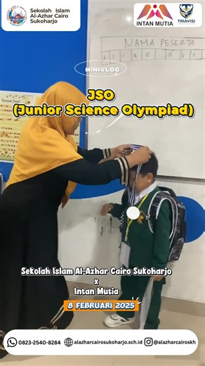 Sekolah Islam Al-Azhar Cairo Sukoharjo on Instagram: "✨ Olimpiade Nasional Penuh Inspirasi! Lebih dari 250 peserta meramaikan ajang yang diselenggarakan Tim JSO di Sekolah Islam Al-Azhar Cairo Sukoharjo 🌟 Penampilan siswa SD & SMP, mulai dari tilawah, public speaking, tausiyah, hingga iPad Class & coding menunjukkan potensi luar biasa generasi muda 💻📖 Beragam lomba seru pun digelar: 📚 Matematika | 🇬🇧 Inggris | 🌍 IPS | 🔬 Science | 🎨 Mewarnai 👉 Enroll at Sekolah Islam Al-Azhar Cairo Suko