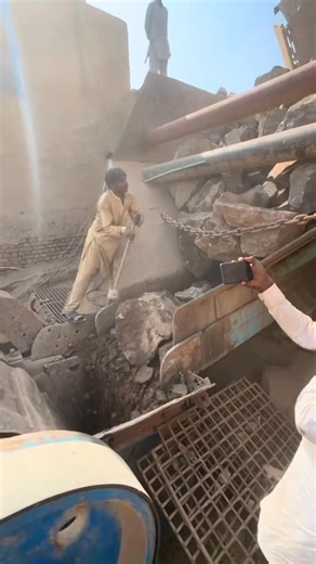 17K views · 163 reactions | One giant rock, one big challenge! ⚡ Our crusher got jammed and the power went out … so we had to pull the massive stone out with a loader and start again. Real heavy work, real crushing action!  Watch till the end – this is rock crushing at its toughest!” #RockCrushing #StoneCrusher #HeavyMachines #LoaderWork #CrusherJam #MachineLife #HardWork #ExtremeWork #RealEngineering #IndustrialPower #ViralEngineering #KrushingKing | crush king | Facebook