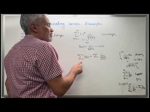 Examples: alternating series, absolutely and conditional convergence