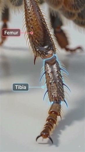 Insect leg types with 3D animation @AgricultureSuccessPoint #insects #insect #entomology #3d