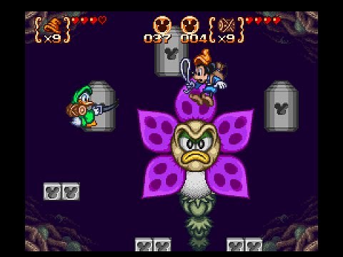 Disney's Magical Quest 3 Starring Mickey & Donald SNES 2 player 60fps