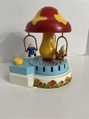 Vintage Smurf Musical Carousel - Peyo 1983 | eBay