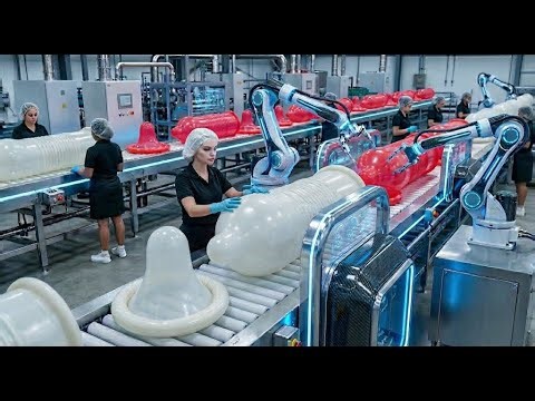 Inside a Modern C*nd*m Factory From Liquid Latex to Finished Protective Products (Full Process)