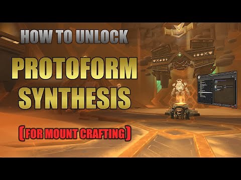 How To Unlock The Mount Maker In Zereth Mortis - Protoform Synthesis