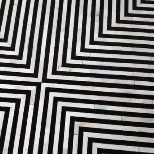 Handmade Bone Inlay Coffee Table: Modern Striped Pattern - Etsy