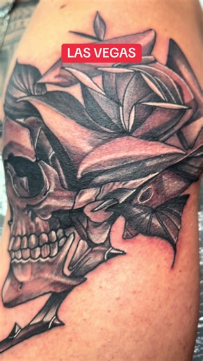 Custom black & grey 💀🌹