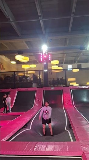 triple full to double backflip #tricks #trampoline #flip #fun #stunt #style #gym #trending #fun #bln