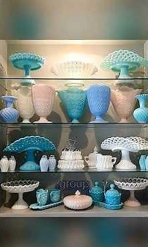 The fascinating history of milk glass collectors unique displays #collectable #milkglass #history
