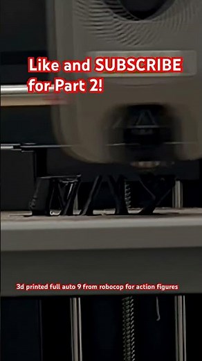 3D Printing RoboCop’s Auto 9 for Action Figures! (Part 1) #3DPrinting #robocop #actionfigures