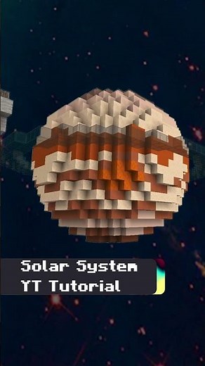THE SOLAR SYSTEM! - Minecraft How to Build the Solar System Tutorial #gearsaw #minecrafttutorial
