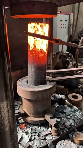 Inside the forging factory Process for Automatically Shaping Steel Blanks Using a Forging Press