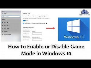 How to Enable or Disable Game Mode in Windows 10 | How to Turn On or Off Game Mode in Windows 10