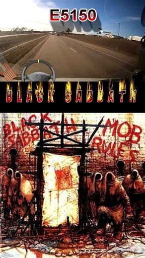 Metal Music 91 Black Sabbath - E5150 - album Mob Rules 1981 on the Road