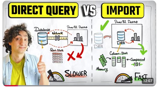 Power BI 直连模式 VS 导入模式（教你正确选择） #PowerBI 教程 第 5 课