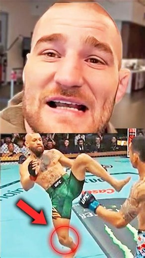 Sean Strickland on Conor McGregor Knee Injury vs Max Holloway 2 (UFC 329)