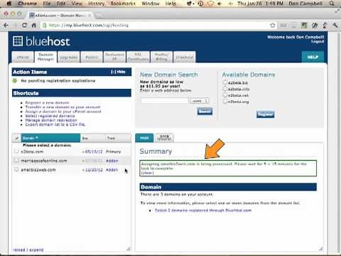How To Assign Multiple Domains in BlueHost