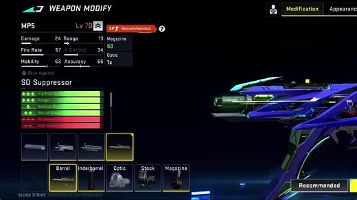 Blood Strike MP5 Hipfire Attachments Guide