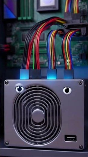I’m the Power Supply… I Power Your Whole Computer! ⚡ | Computer Speaks#ComputerSpeaks #PowerSupply